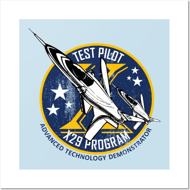 Air Force Fighter Jet Test Pilot Wall Art by TCP